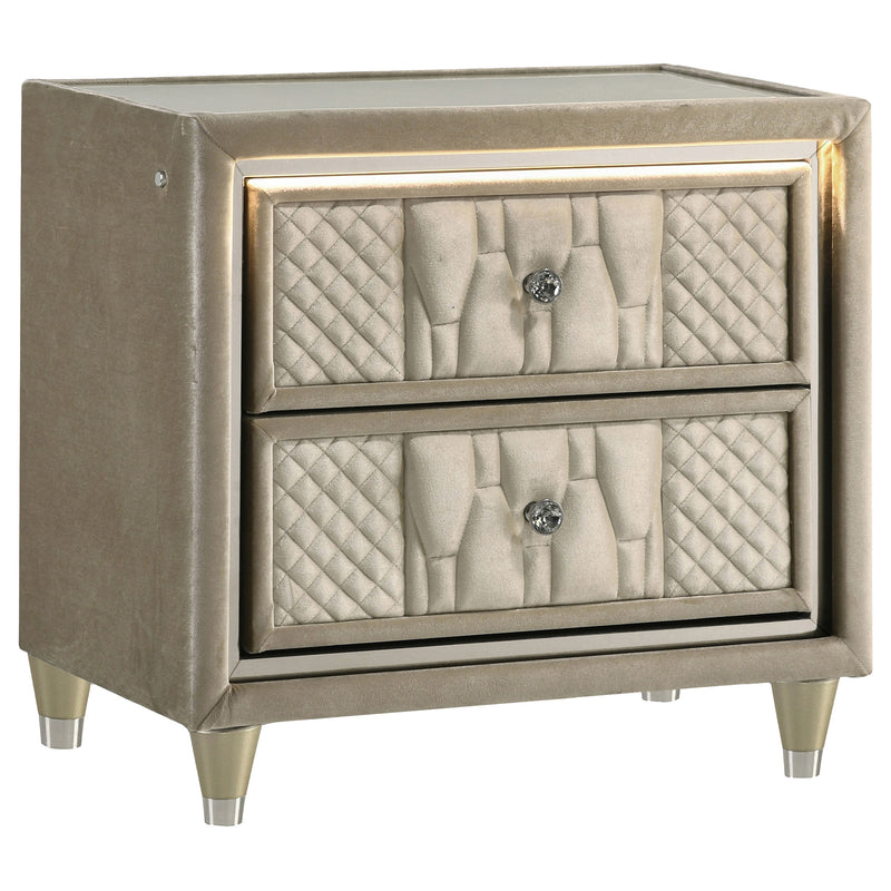Lorient Nightstand with LED Lighting