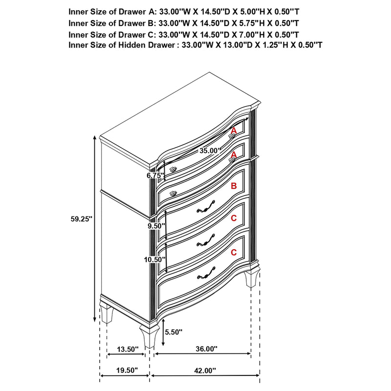 Evangeline Chest of Drawers