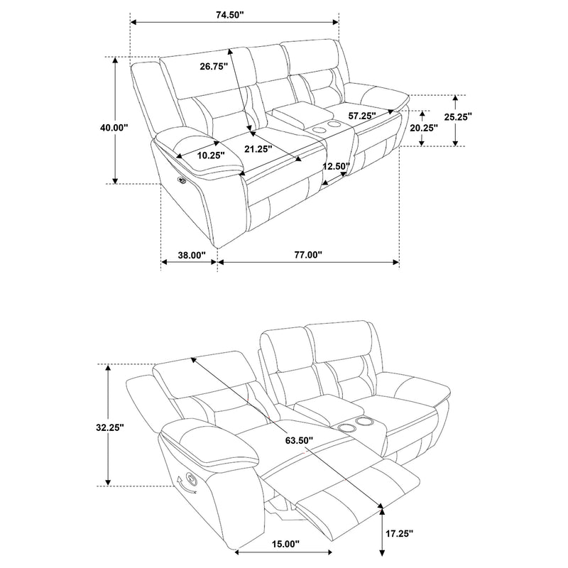 Greer Reclining Sofa Set