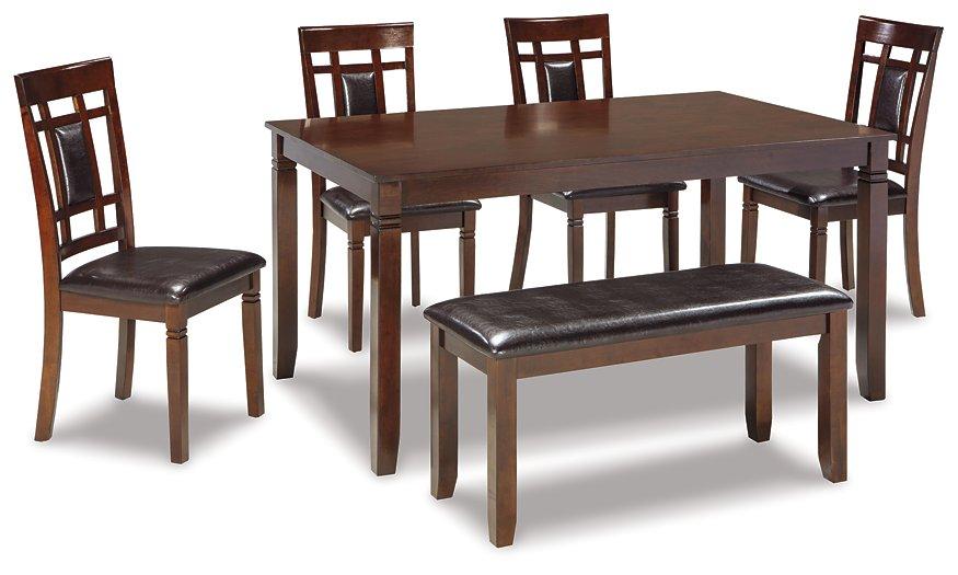 テーブル・チェア・ハンモック LOGOS BENCH TABLE SET 6 MAPLE Bennox Dining Table and Chairs with Bench (Set of 6