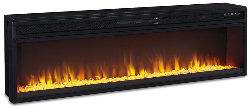 Camdill 80" TV Stand with Electric Fireplace
