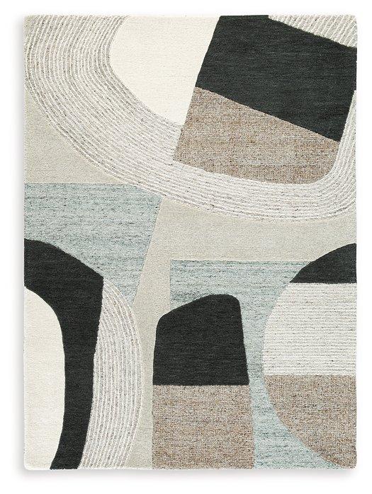 Grayish Teal/Taupe/Cream