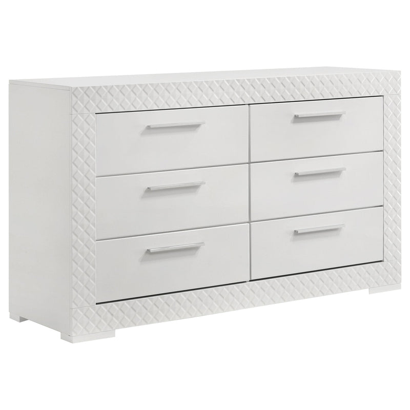 affordable dresser Radkin - Smooth wood grain laminate highlights the natural form Affordable 3-Drawer Dressers to Use
