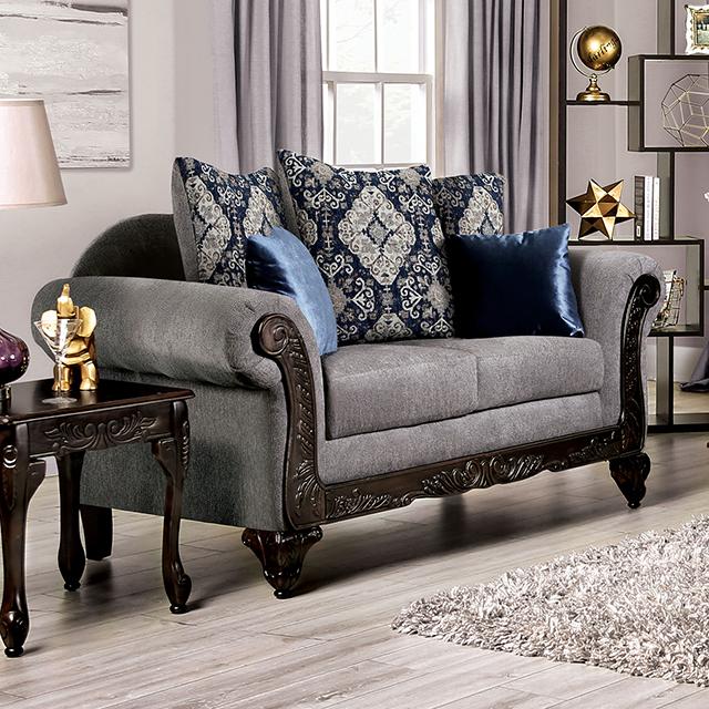 Gray/Walnut