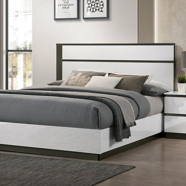 White/Metallic Gray