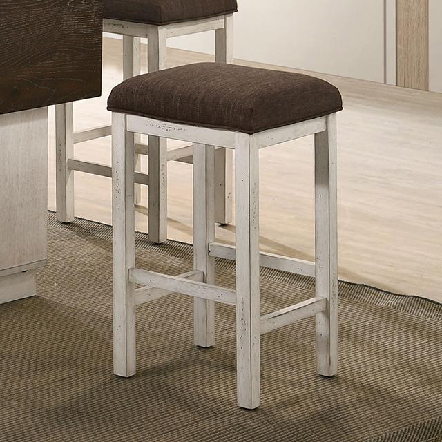 Antique White/Dark Brown