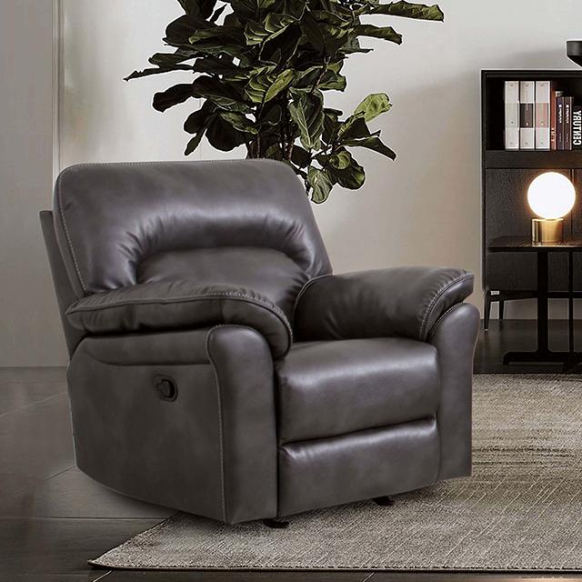 Dark Gray Leatherette