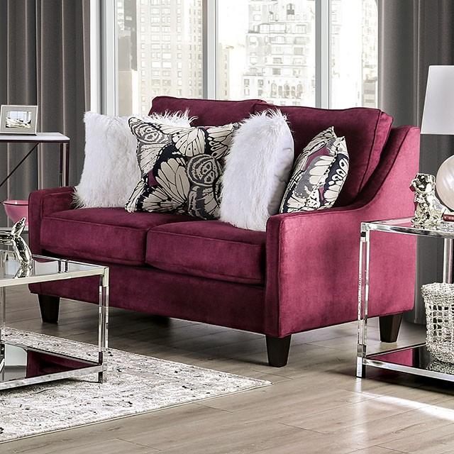 Plum/Ivory/White