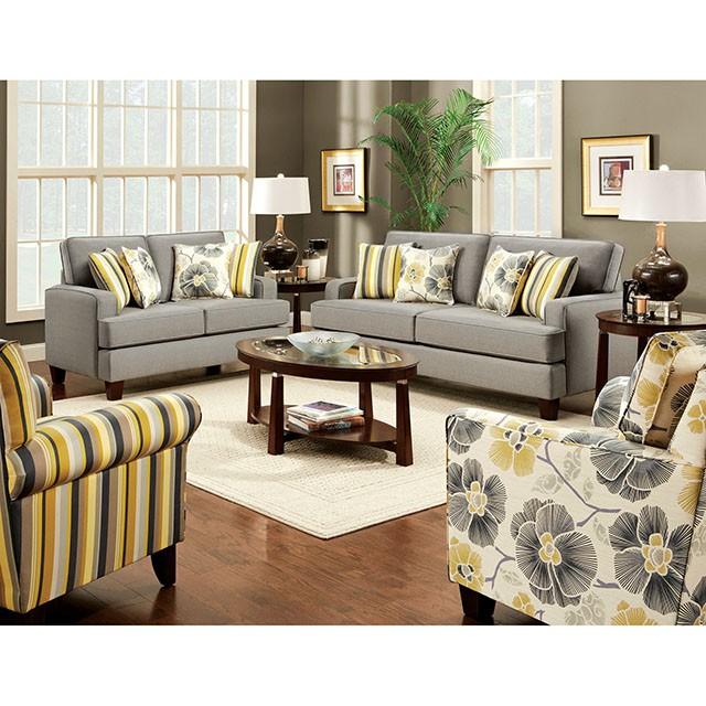 Yellow/Gray Stripes