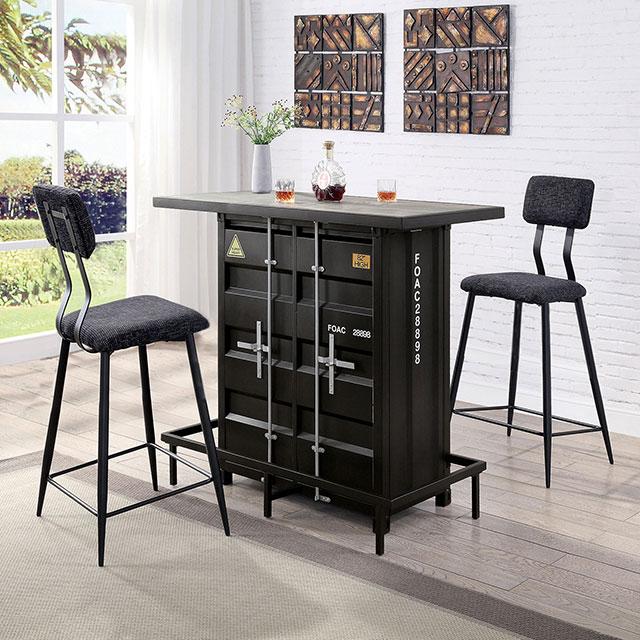 Black/Distressed Dark Oak