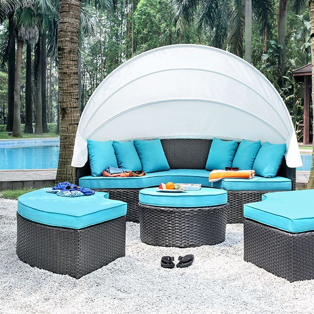 Aluminum|Fabric|Faux Rattan