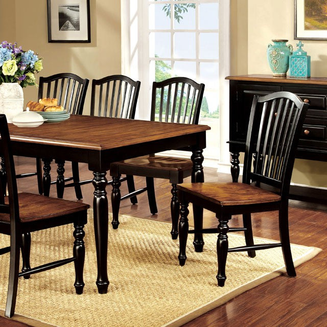 Black/Antique Oak