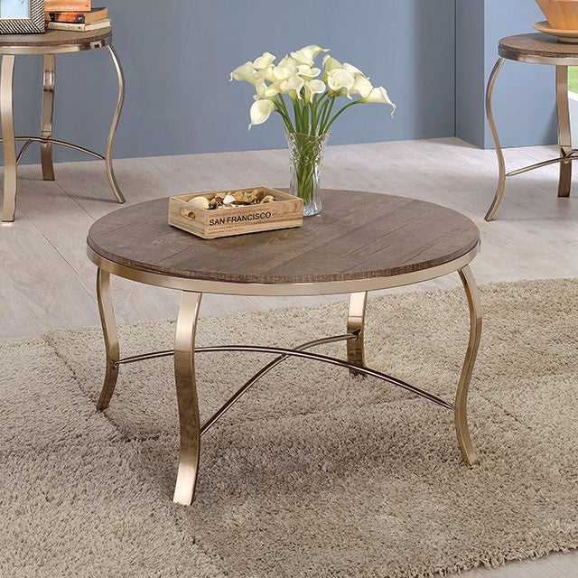 Rustic Oak/Gold