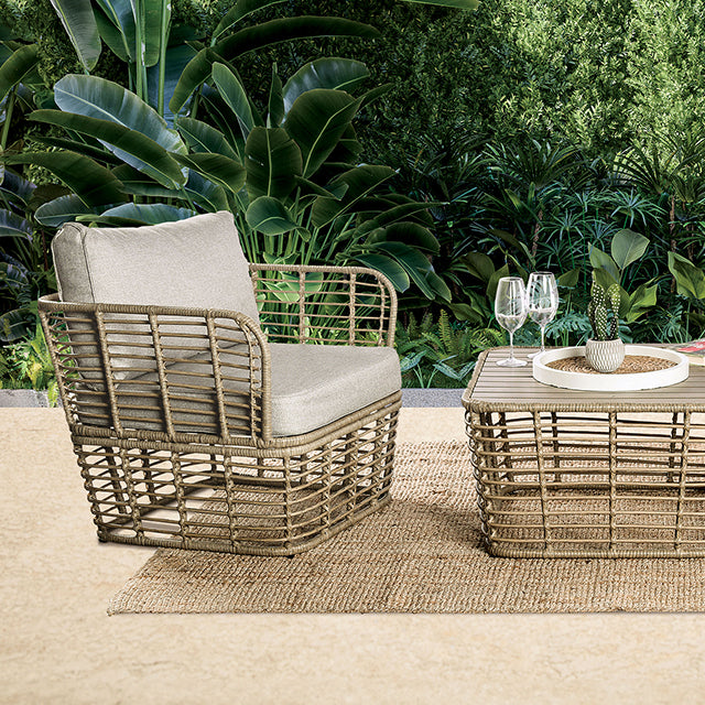 Fabric|Foam|PE Rattan|Steel