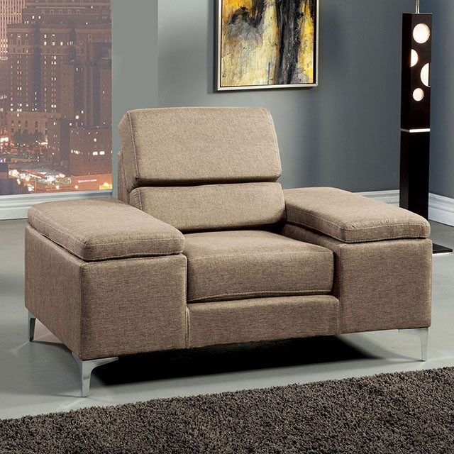 Fabric Metal Solid Wood